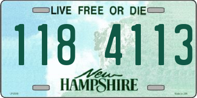 NH license plate 1184113