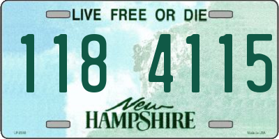 NH license plate 1184115