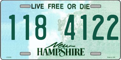 NH license plate 1184122