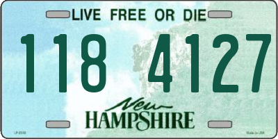 NH license plate 1184127