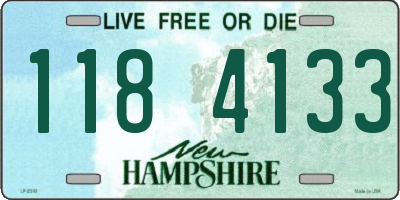NH license plate 1184133