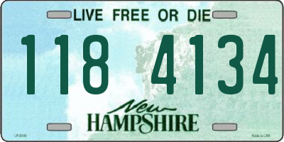 NH license plate 1184134