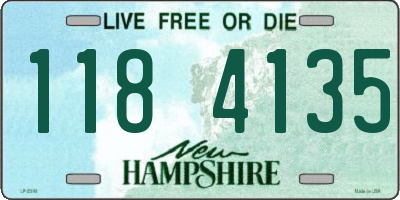 NH license plate 1184135