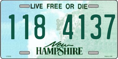 NH license plate 1184137