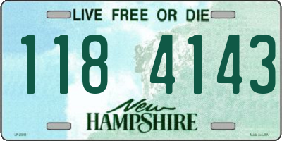 NH license plate 1184143
