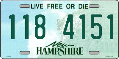 NH license plate 1184151