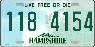NH license plate 1184154