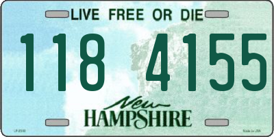 NH license plate 1184155