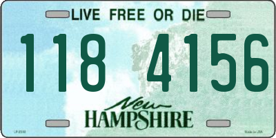 NH license plate 1184156