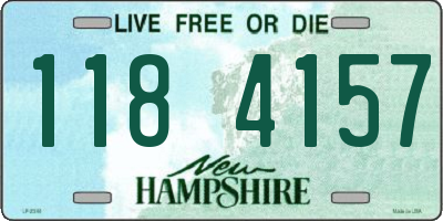 NH license plate 1184157