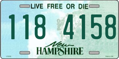 NH license plate 1184158