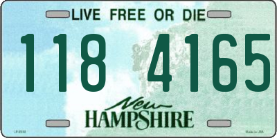NH license plate 1184165
