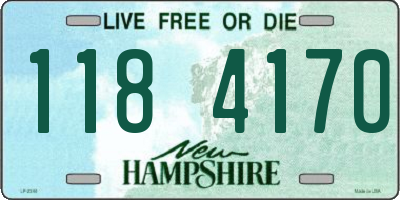 NH license plate 1184170