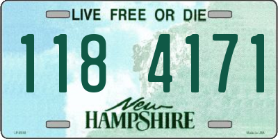NH license plate 1184171