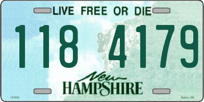 NH license plate 1184179