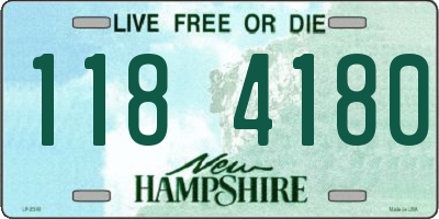 NH license plate 1184180
