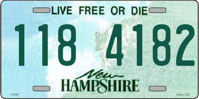 NH license plate 1184182