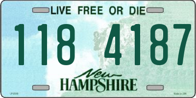 NH license plate 1184187