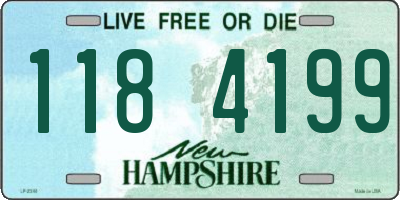 NH license plate 1184199