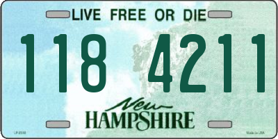 NH license plate 1184211