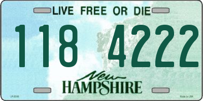 NH license plate 1184222