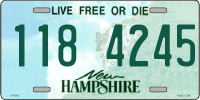 NH license plate 1184245