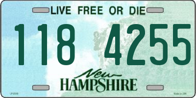 NH license plate 1184255