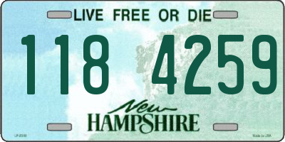 NH license plate 1184259
