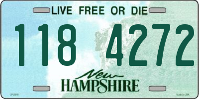 NH license plate 1184272