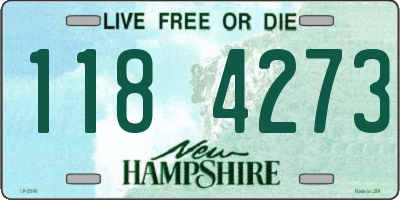 NH license plate 1184273