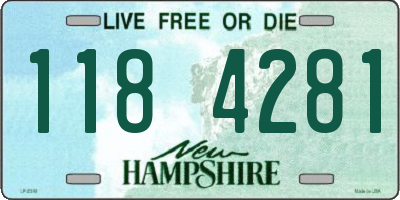 NH license plate 1184281