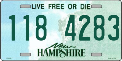 NH license plate 1184283