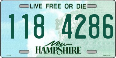 NH license plate 1184286