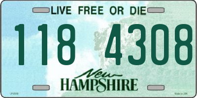 NH license plate 1184308