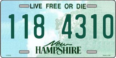 NH license plate 1184310