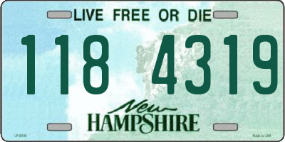 NH license plate 1184319