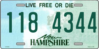 NH license plate 1184344