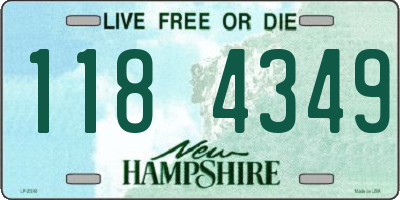 NH license plate 1184349
