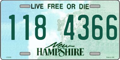 NH license plate 1184366