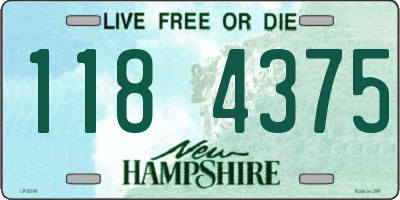 NH license plate 1184375