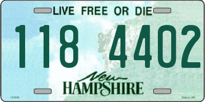 NH license plate 1184402