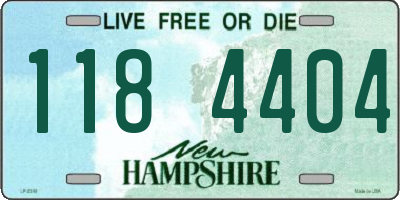 NH license plate 1184404