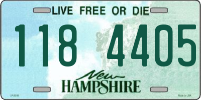 NH license plate 1184405