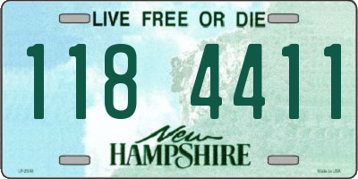 NH license plate 1184411