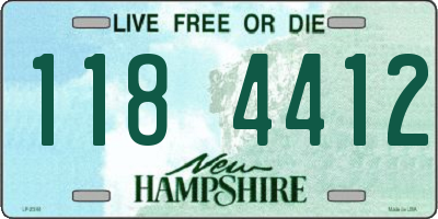 NH license plate 1184412