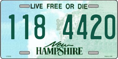 NH license plate 1184420