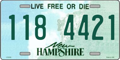 NH license plate 1184421