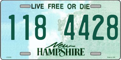 NH license plate 1184428