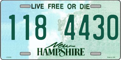 NH license plate 1184430
