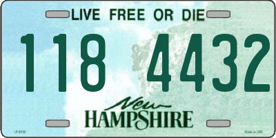 NH license plate 1184432